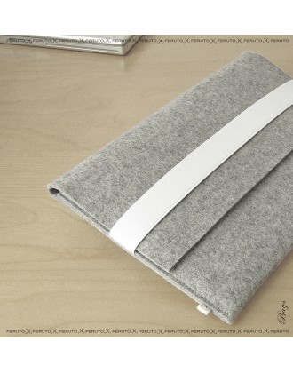 SILVER Wollfilz Sleeve für Dein 13'' Macbook AIR
